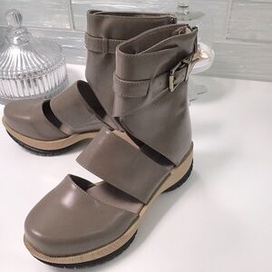 Antelope 🦌 Brown Leather Midi Boots Sz 6 New!